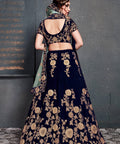 Glorious Blue lehenga choli dupatta For Women And Girls in USA - ReadyToWearshop