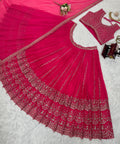 Embroidered Gergotte lehenga Choli for women in USA - ReadyToWearshop