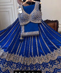 Embroidered Gergotte lehenga Choli for women in USA - ReadyToWearshop
