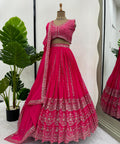 Embroidered Gergotte lehenga Choli for women in USA - ReadyToWearshop