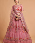 Stunning Pink fancy lehenga Choli for women with Dupatta in USA - ReadyToWearshop