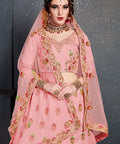 Lovely Pink Slub Silk lehenga choli dupatta For Women And Girls in USA - ReadyToWearshop