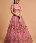 Stunning Pink fancy lehenga Choli for women with Dupatta in USA - ReadyToWearshop