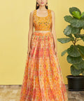 Attractive Yellow Party wear Heavy Lehenga Choli for Women with Dupatta Sequence Lehenga Choli In USA - ReadyToWearshop
