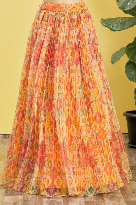 Attractive Yellow Party wear Heavy Lehenga Choli for Women with Dupatta Sequence Lehenga Choli In USA - ReadyToWearshop