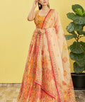 Attractive Yellow Party wear Heavy Lehenga Choli for Women with Dupatta Sequence Lehenga Choli In USA - ReadyToWearshop