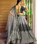 Beautiful Black Party wear Heavy Lehenga Choli for Women with Dupatta Sequence Lehenga Choli In USA - ReadyToWearshop