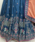 Bridal Wear Heavy Chinon Embroidery Work Lehengas Choli With Dupatta For Women - ReadyToWearshop