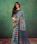 Cotton Indian Wedding Wear saree with blouse in USA, Perfect for Indian Daily Wear sequins saree - ReadyToWearshop