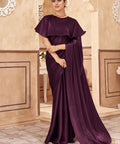 Dark Purple feel the festive vibes for special saree collection for women - ReadyToWearshop