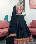 Gorgeous Black Navratri Wear Heavy Lehenga Choli for Women with Dupatta Sequence Lehenga Choli In USA - ReadyToWearshop