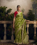 Green Wedding Wear saree with blouse in USA, Perfect for Indian Wedding Wear sequins saree For Woman - ReadyToWearshop