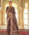 Indian saree with blouse in USA, Perfect for Indian wedding partywear sequins saree - ReadyToWearshop