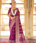 Indian saree with blouse in USA, Perfect for Indian wedding partywear sequins saree - ReadyToWearshop