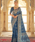Indian saree with blouse in USA, Perfect for Indian wedding partywear sequins saree - ReadyToWearshop