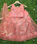 Frills Net Lehenga choli for kids, Impressive Festive Net Frill With Koti Kids Lehenga With Net Dupatta - ReadyToWearshop