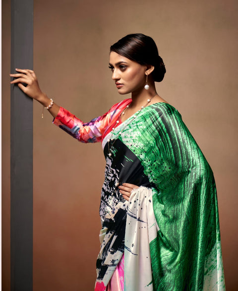 Multicolor Super Demanding Sattin collection,In USA Perfect for Indian wedding or party wear for women - ReadyToWearshop