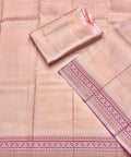 Pink Kanjivaram Indian saree with blouse in USA, Perfect for Indian wedding partywear sequins saree - ReadyToWearshop