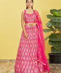 Pink Party wear Heavy Lehenga Choli for Women with Dupatta Sequence Lehenga Choli In USA - ReadyToWearshop