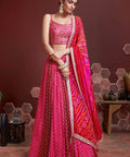 Pink Splendid Party wear Heavy Lehenga Choli for Women with Dupatta Sequence Lehenga Choli In USA - ReadyToWearshop
