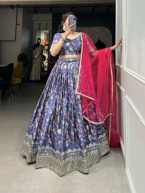 Presenting Lavender lehenga choli latest collection of bridesmaids lehengas Each masterpiece has been crafted with Embroidery Sequins Work adorned - ReadyToWearshop