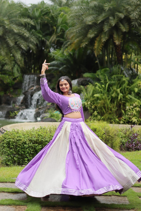 Purple Made for Navratri Season, Designer Readymade Rayon Lehenga choli Set for women - ReadyToWearshop