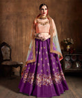 Glamorous Purple fancy lehenga Choli for women with Dupatta in USA - ReadyToWearshop