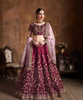Glamorous Rubey Red fancy lehenga Choli for women with Dupatta in USA - ReadyToWearshop