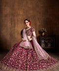 Glamorous Rubey Red fancy lehenga Choli for women with Dupatta in USA - ReadyToWearshop