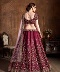 Glamorous Rubey Red fancy lehenga Choli for women with Dupatta in USA - ReadyToWearshop