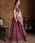 Glamorous Rubey Red fancy lehenga Choli for women with Dupatta in USA - ReadyToWearshop