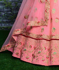 Take the route of elegance with this splendid ensemble in pastel. Color, material & work Lehenga choli for women - ReadyToWearshop