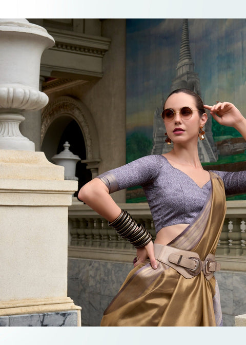 Tissue Silk Indian Wedding Wear saree with blouse in USA, Perfect for Indian Party Wear sequins saree For Woman - ReadyToWearshop