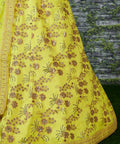 Yellow Wedding wear Heavy Lehenga Choli for Women with Dupatta Sequence Lehenga Choli In USA - ReadyToWearshop
