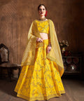 Trendy Yellow fancy lehenga Choli for women with Dupatta in USA - ReadyToWearshop